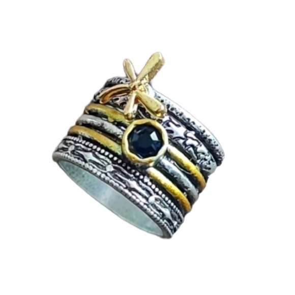 Size 7.5 - Star Fish 🌟 Boho Ring - Picture 3 of 5